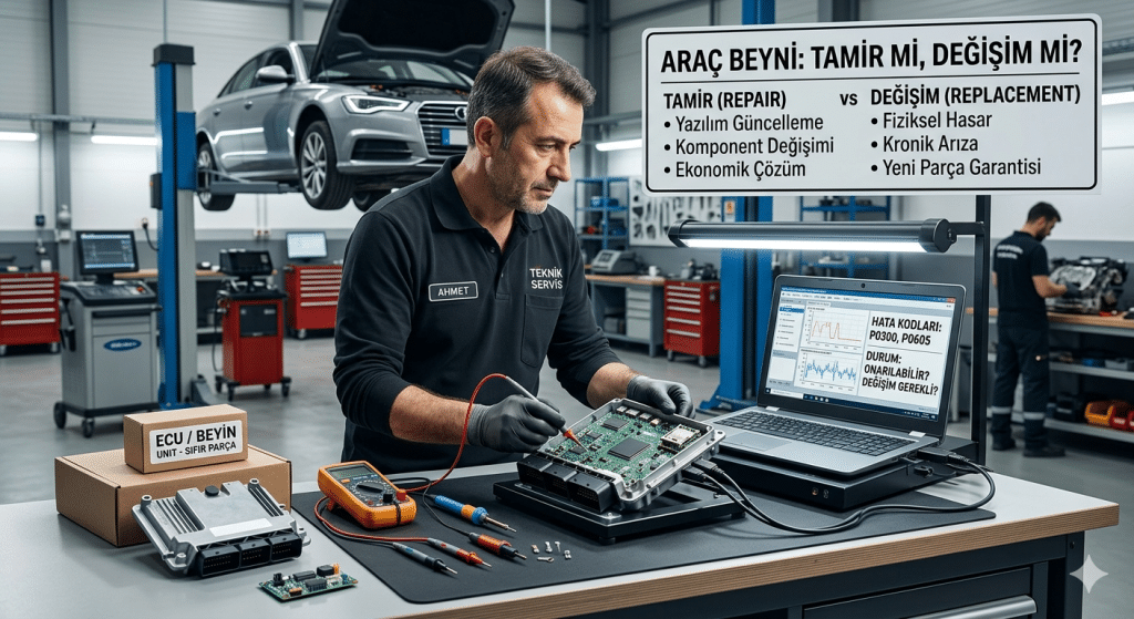 Ümraniye’de Araç Beyin Tamiri Süreci
